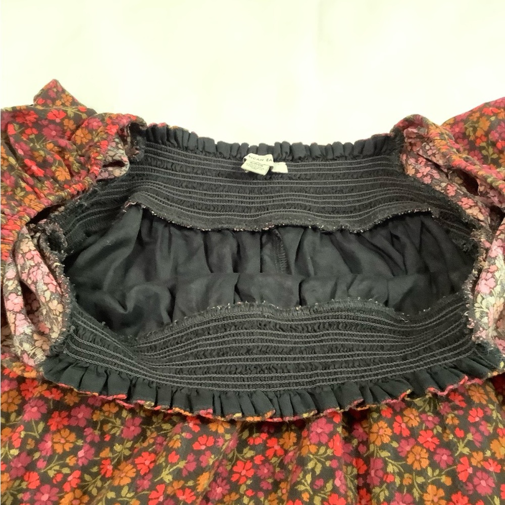 American eagle Puff Sleeve Baby doll Dress size S (0122) - Picture 7 of 15